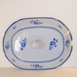 Vintage Spode Gloucester Blue Soup Tureen Lid Only